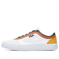 FILA CLASSIC BOARDER skateboard canvas shoes White/Yellow/Orange F12M034423FWN