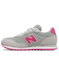 New Balance Kids' 527v1 Sneaker Grey/Pink PC527LGP