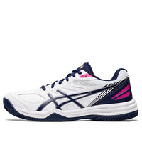 (WMNS) ASICS Court Slide 2 'White Blue Pink' 1042A147-100