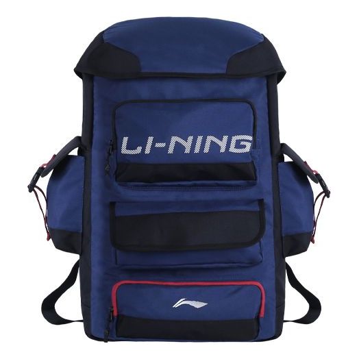 Li-Ning Logo Basketball Backpack Large 'Blue Black' ABSR227-1