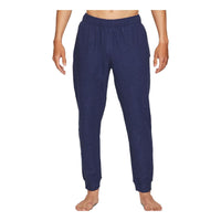 Men's Nike Yoga Dri-FIT Solid Color Quick Dry Lacing Casual Sports Pants/Trousers/Joggers Deep Navy Blue CZ2222-410