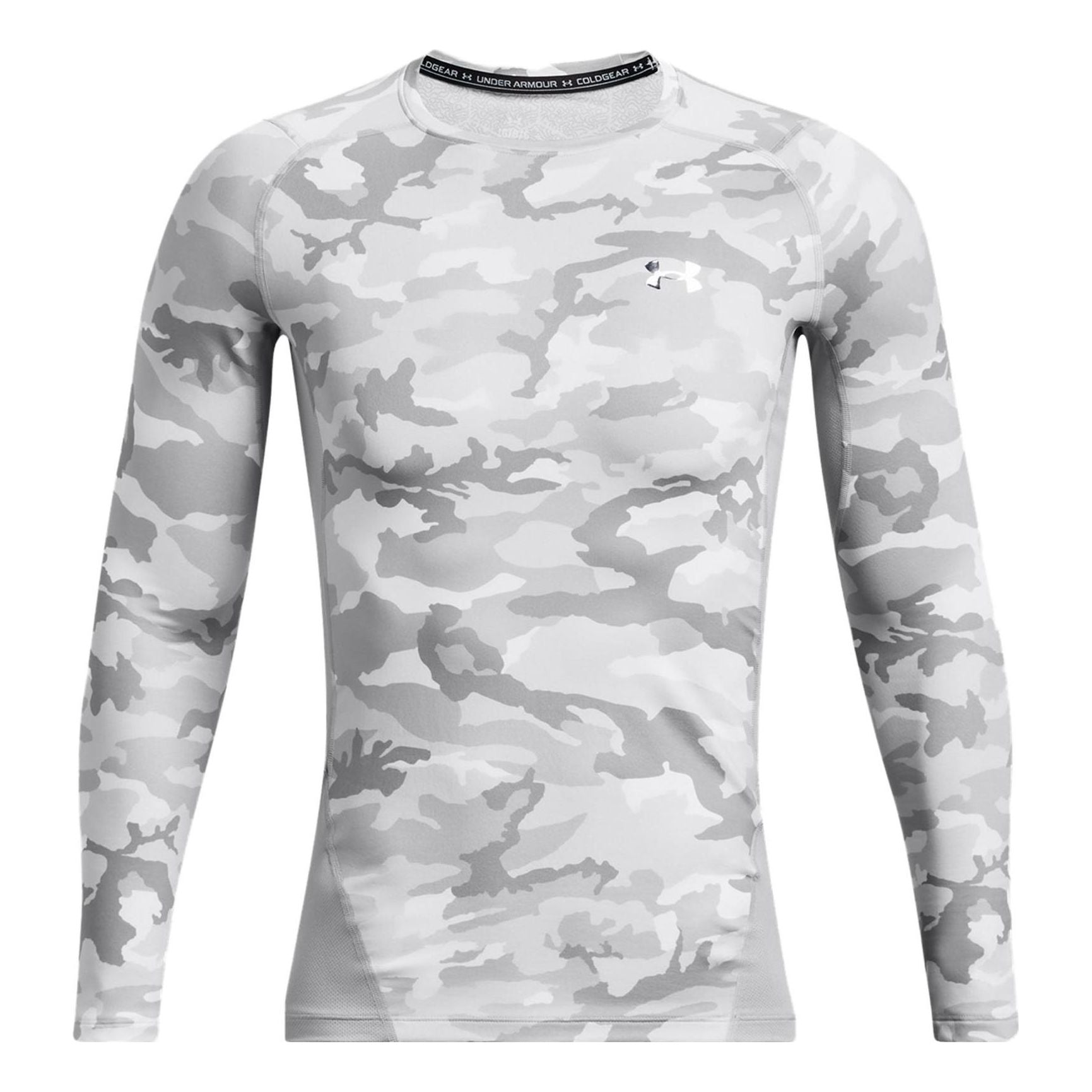 Under Armour ColdGear Infrared Compression Printed Crew 'Grey Silver' 1381744-011