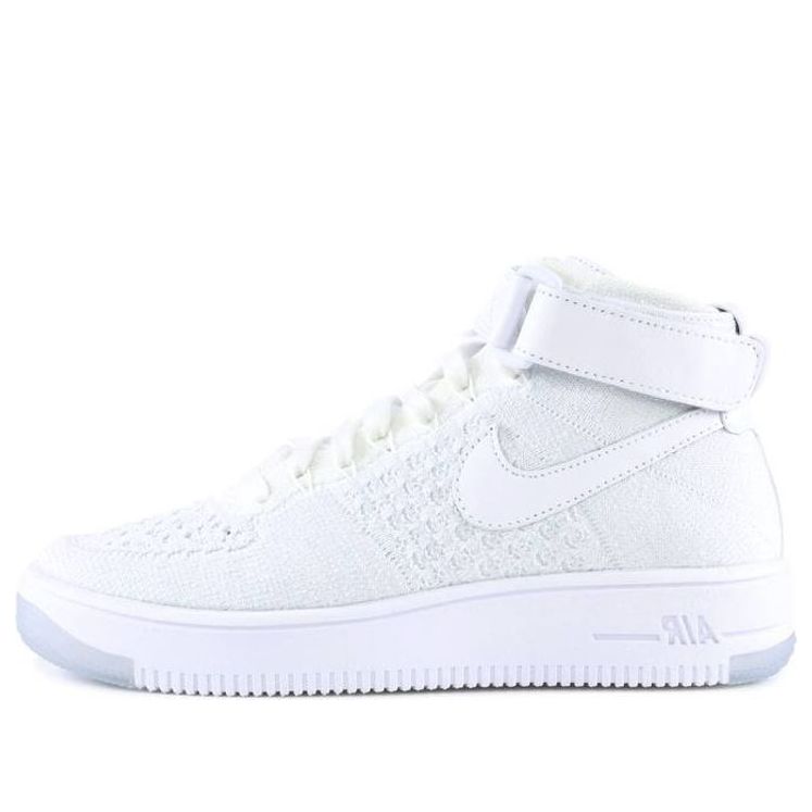 (WMNS) Nike Air Force 1 Flyknit 'Triple White' 818018-100