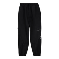 Men's Nike x ACRONYM Crossover Logo Printing Sports Pants/Trousers/Joggers Us Edition Black CU0468-010
