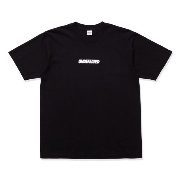 UNDEFEATED LOGO TEE BLACK Classic Logo Short Sleeve Unisex 80076-BLACK