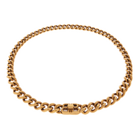 (WMNS) Balenciaga Monaco Chain Necklace 'Antique Gold' 787752TZ99J0604
