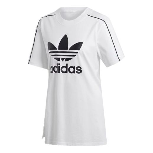 (WMNS) adidas originals Casual Round Neck Short Sleeve White EC1877