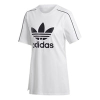 (WMNS) adidas originals Casual Round Neck Short Sleeve White EC1877