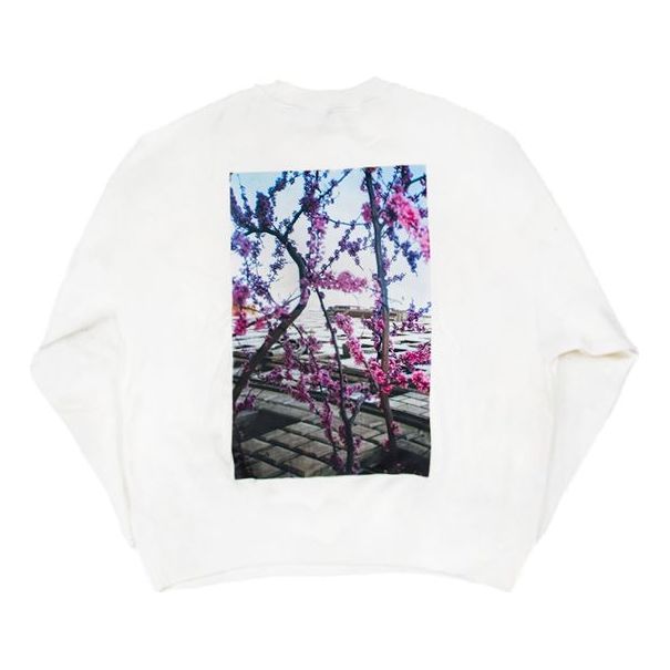 Fear of God Essentials Boxy Crew Sweat White FOG-FW19-81