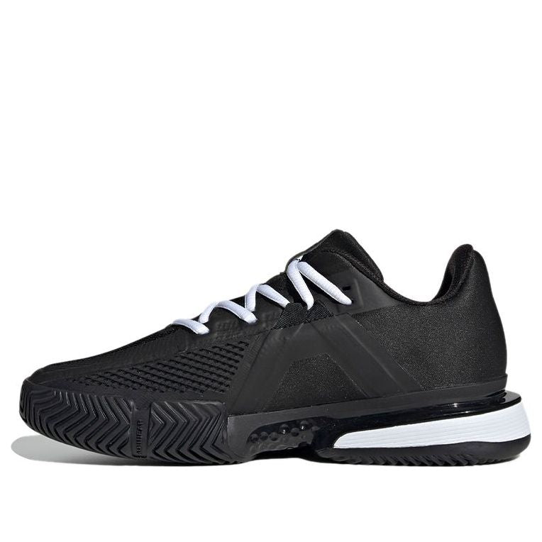 (WMNS) adidas SoleMatch Bounce 'Black White' EG1137