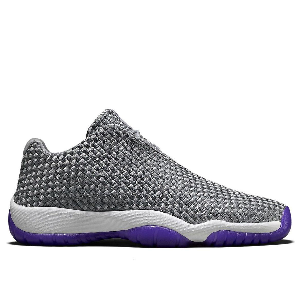 (GS) Air Jordan Future Low 'Wolf Grey Court Purple' 724814-039