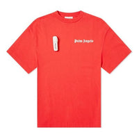 PALM ANGELS Basic Security Tag Tee Logo Tee PMAA001E194130032001
