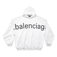 Balenciaga Bal.Com Popover Hoodie 'White' 739024TOVN99081