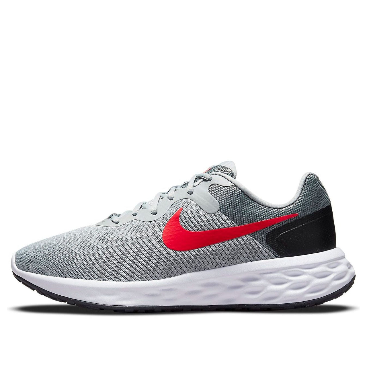 Nike Revolution 6 'Light Smoke Grey Siren Red'' DD8475-007