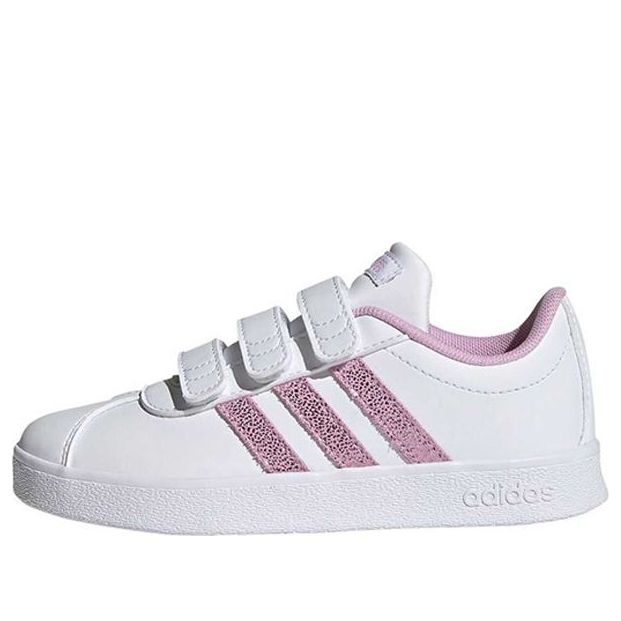(PS) adidas VL Court 2.0 'White Purple' FY9276