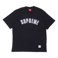 Supreme FW18 Printed Arc SS Top Black Logo Tee SUP-FW18-572