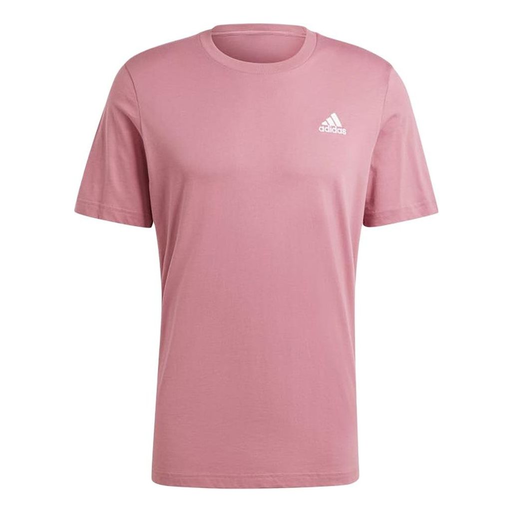 adidas Essentials Single Jersey Embroidered Small Logo T-Shirt Asia Sizing 'Pink' IX0120