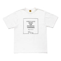 HUMAN MADE Alphabet Bamboo Short Sleeve Unisex White HM20TE006