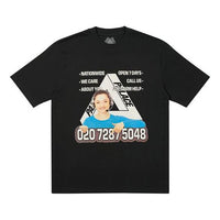 PALACE Bell Man Round Neck Short Sleeve Unisex Black P19TS003