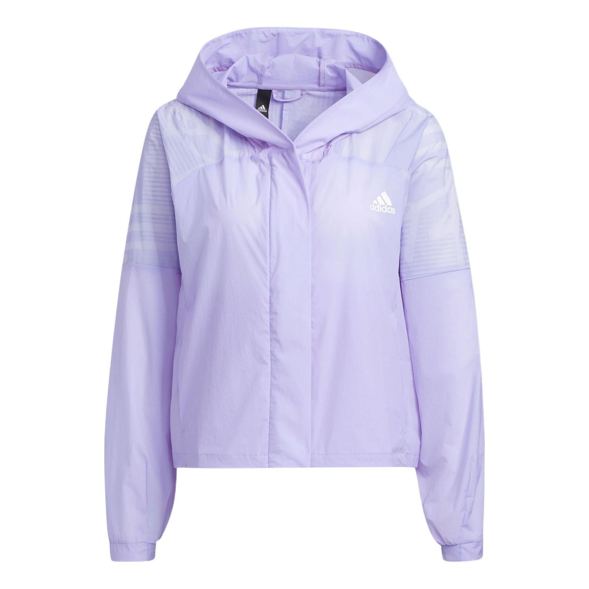 (WMNS) adidas AOP WB Zip Up Hoodie Asia Sizing 'Purple' HF2479