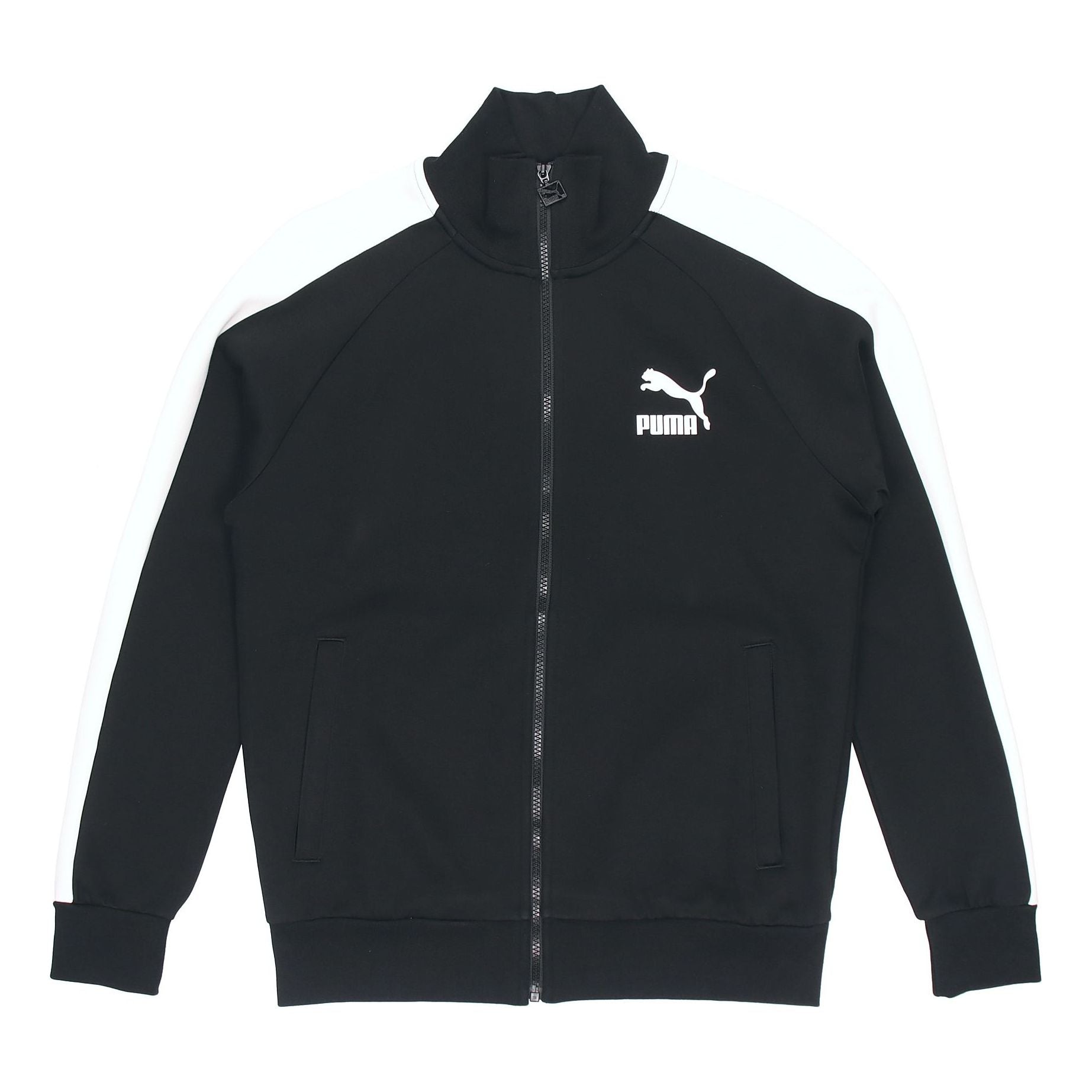 PUMA Sports Leisure Knitted Stand-up Collar Jacket Men's Black 531377-01