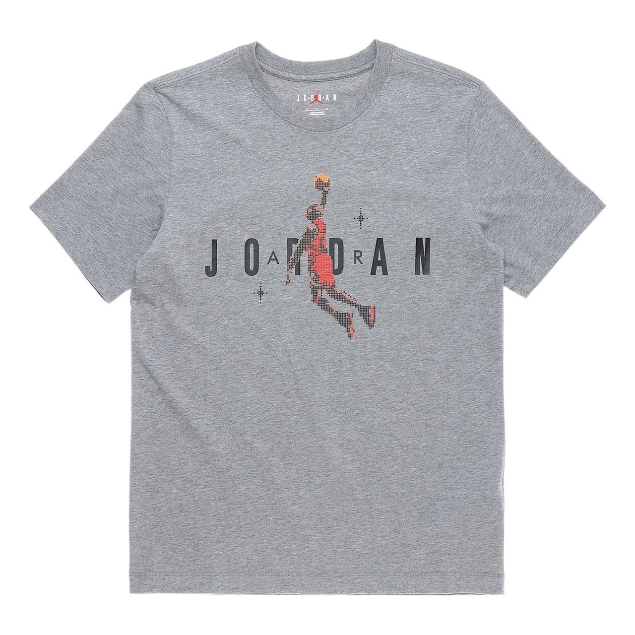 Men's Air Jordan Flying Man Basketball Short Sleeve Gray T-Shirt DC9798-091