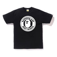 BAPE Bicolor Busyworks Tee Black Short Sleeve BAPE-SS18-108