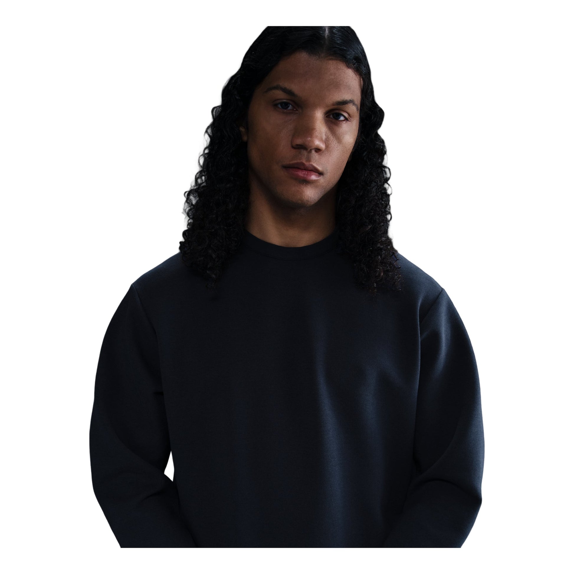 Nike 24.7 Impossiblysoft Dri-FIT Crew Asia Sizing 'Obsidian' HQ6965-451