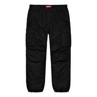 Supreme SS20 Week 1 Cargo Pant Drawstring Casual Pants Unisex Black SUP-SS20-107