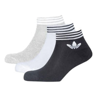 adidas Trefoil Ankle Socks (3 Pairs) 'White' HC9550