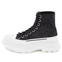(WMNS) Alexander McQueen Tread Slick Boot 'Galaxy Black' 633900WHW571027