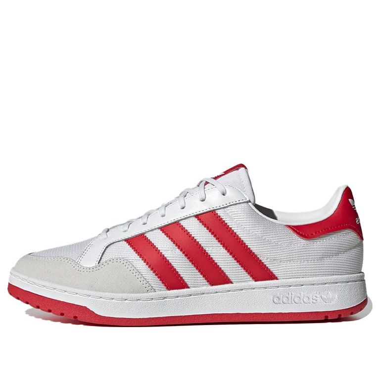 adidas originals Team Court Shoes White/Red FY5369