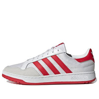 adidas originals Team Court Shoes White/Red FY5369