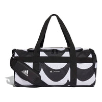 (WMNS) adidas Small Duffel Bag with Marimekko Laine Allover Print 'White Black' GV2106