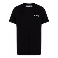 Men's Off-White SS22 Solid Color Alphabet Logo Printing Round Neck Short Sleeve Version Black T-Shirt OMAA027F21JER00110011001