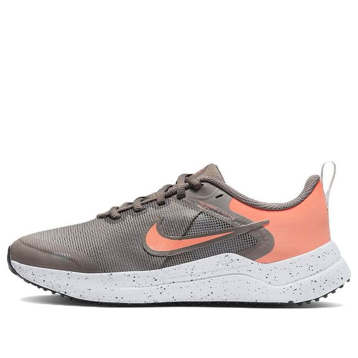 (GS) Nike Downshifter 12 Pavement 'Grey Pink' DM4192-401