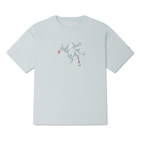 (WMNS) Converse Nautical Tee Asia Sizing 'Ocean Blue' 10025880-A03