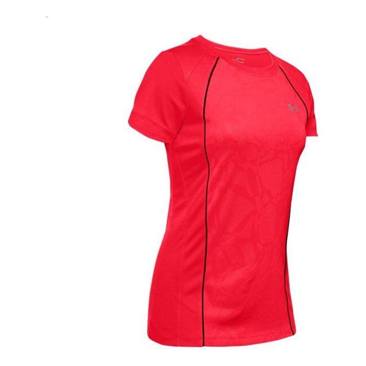 (WMNS) Under Armour Tech Series Training Sports Short Sleeve Red 1351962-628