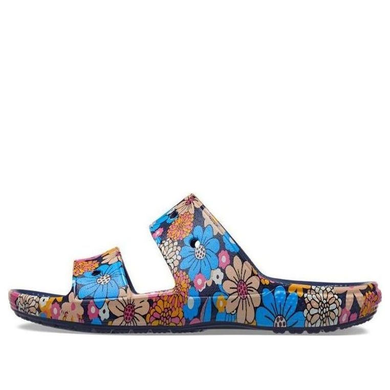 Crocs Classic Crocs Retro Floral Sandals 'Blue Multi' 208975-4HQ
