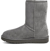 (WMNS) UGG Classic Short Crystal Snow Boots Gray 1091649-GREY