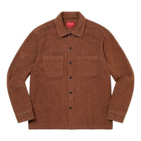 Supreme Brushed Flannel Twill Shirt 'Brown' SUP-FW22-113