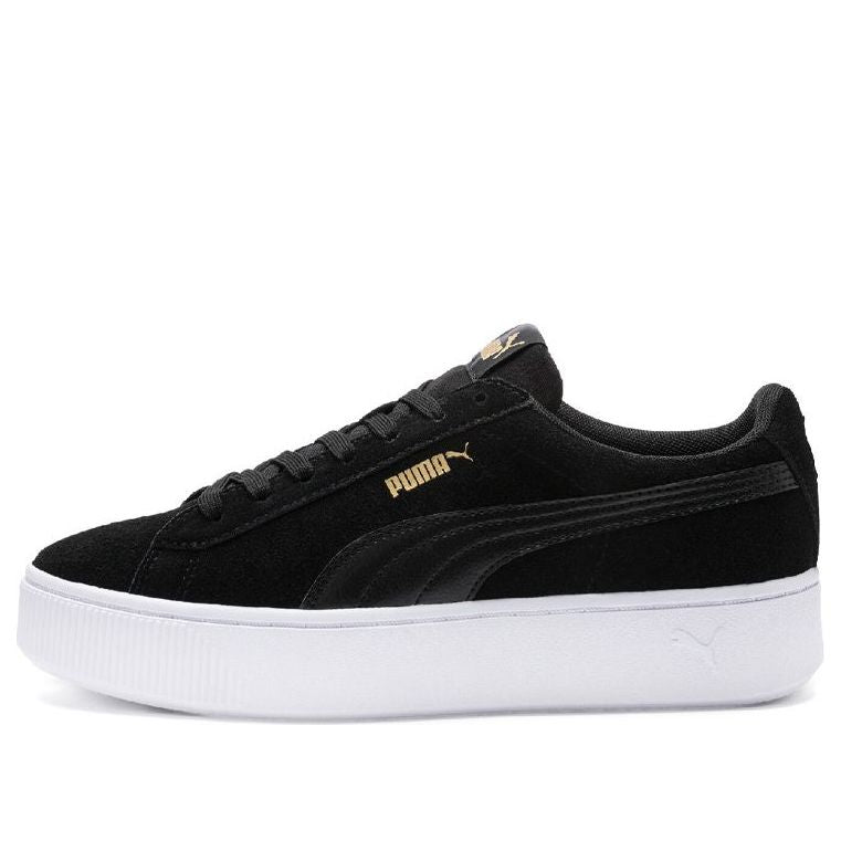 (WMNS) PUMA Vikky Stacked Casual Board Shoes Black 369144-02