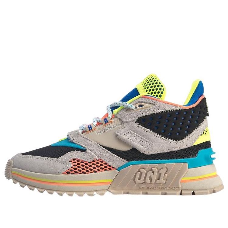 (WMNS) Li-Ning 001 T1000 Winter Mid 'Grey Beige Teal' AGLP094-4