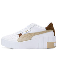 (WMNS) PUMA Cali Wedge Mix 'White Chestnut Brown' 373906-11