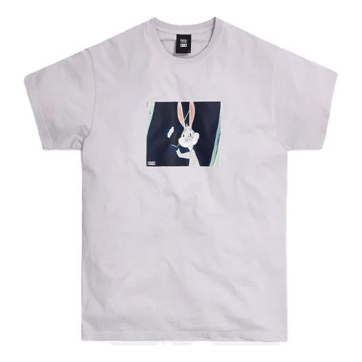 KITH x Looney Tunes Crossover Bugs Bunny Printing Short Sleeve Unisex Gray KH3795-103