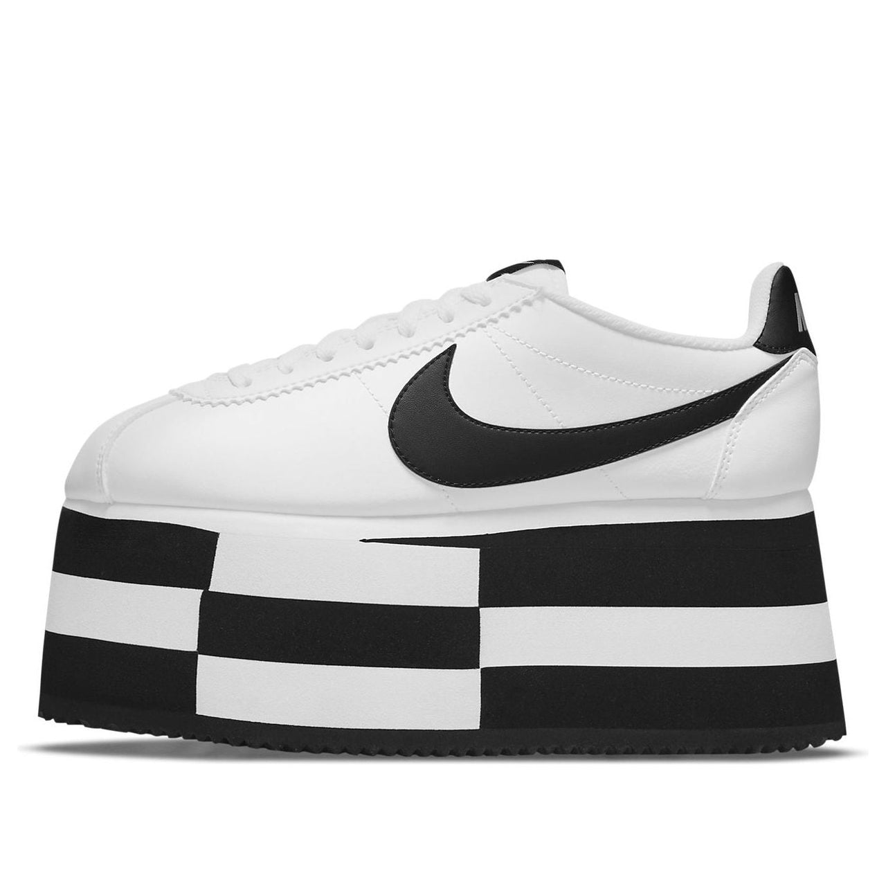 (WMNS) Nike Cortez x COMME Des GARCONS 'Check White' BV0070-101