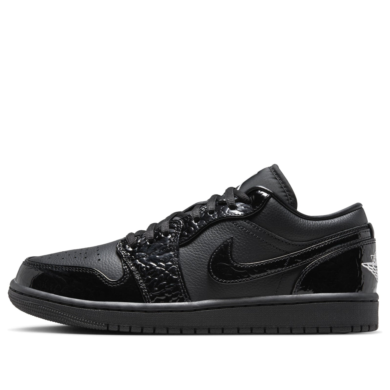 (WMNS) Air Jordan 1 Low SE 'Black Patent' HJ7743-010