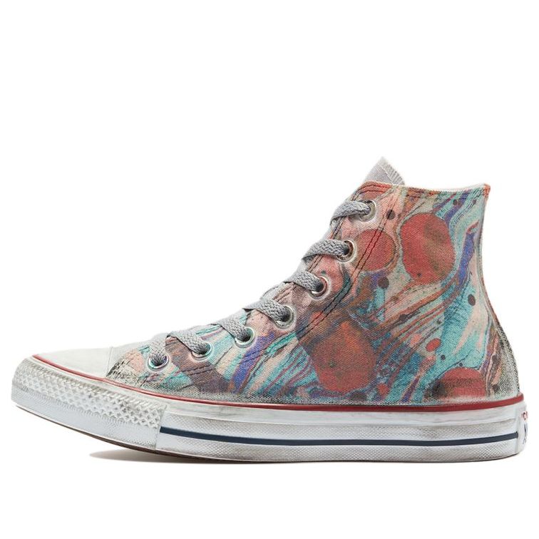 Converse Chuck Taylor All Star Tie-Dye Canvas Shoes Grey/Orange/Red A02117C