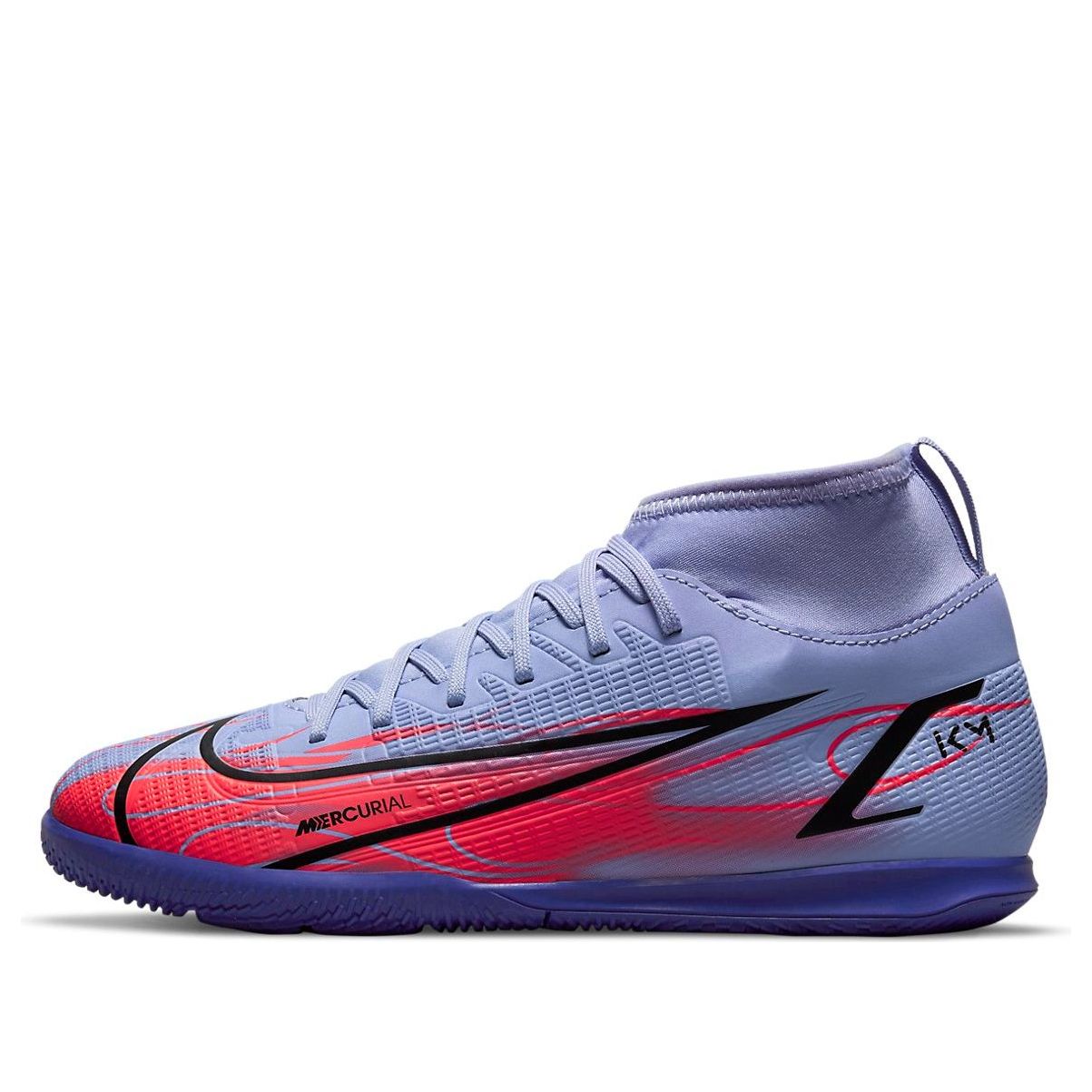 (GS) Nike JR Mercurial Superfly 8 Club IC 'Purple Black Red' DB0932-506