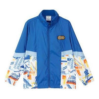 (GS) Skechers Contrast Color Letter Printed Jacket 'Blue White' P322B001